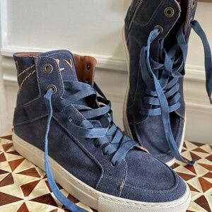 ZADIG & VOLTAIRE High Flash Suede High Top Sneakers